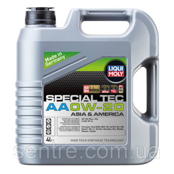 Синтетична моторна олива Liqui Moly Special Tec AA 0W-20 4л (9705)