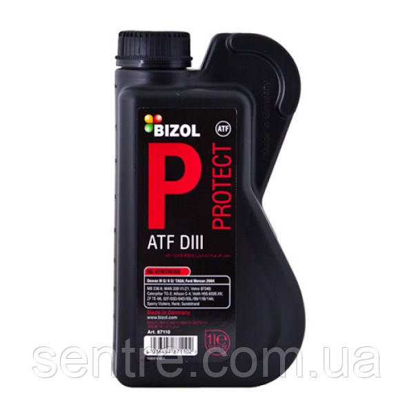 Масло трансмісійне - BIZOL Protect ATF DIII 1л