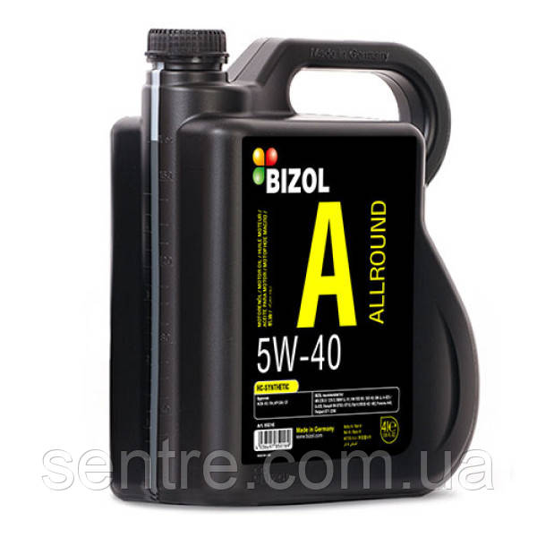 Синтетичне моторне масло - BIZOL Allround 5W-40 4л