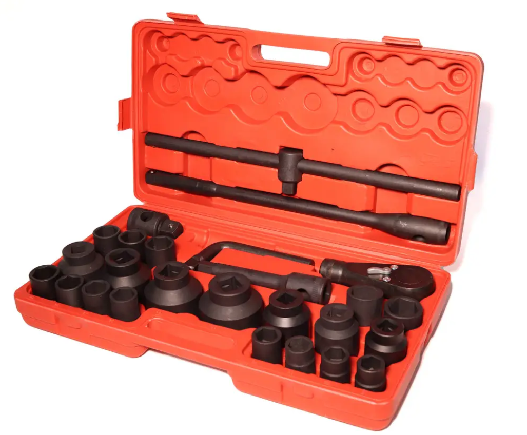 Набір торцевих головок і комплектуючих 26 шт 6 г 21-65 мм LEX LXSS-2606PT, фото 1