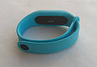 Ремінець Xiaomi Mi Band 2 силіконовий браслет Блакитний 1092P, фото 6
