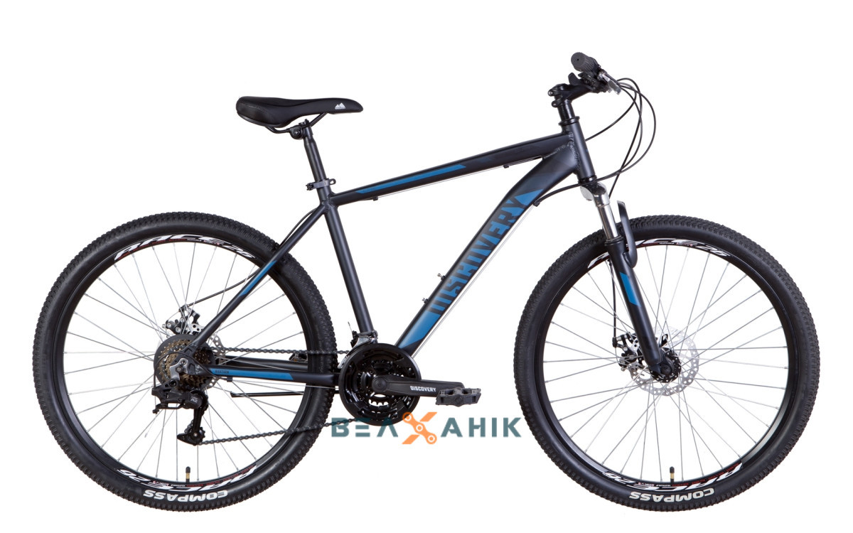 Велосипед 26" Discovery BASTION AM DD (рама 18") графітовий мат