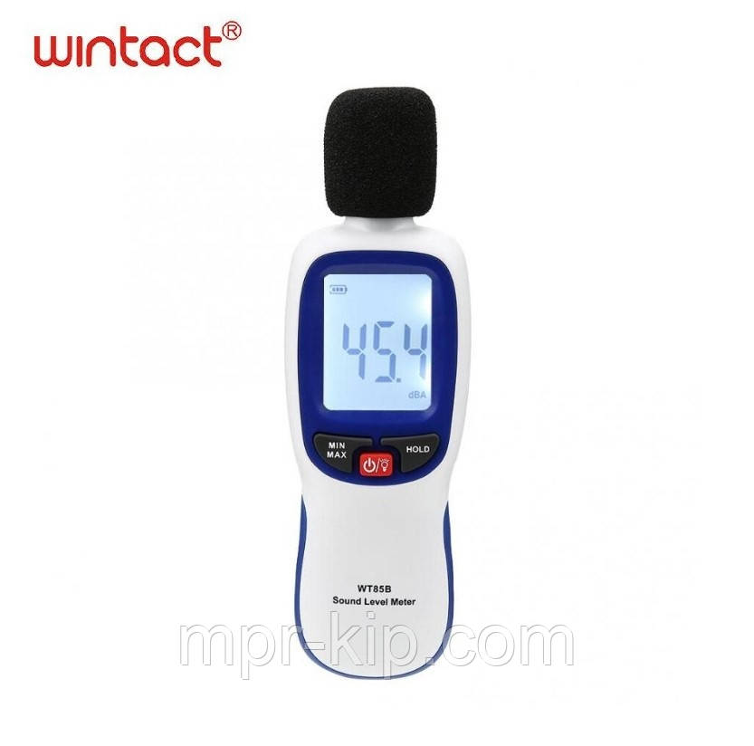 Цифровий шумомір Wintact WT85, діапазон вимірювання 30 – 130 dB