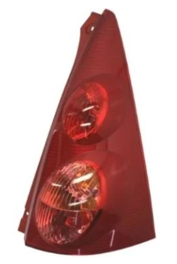 Ліхтар правий Peugeot 107 05-12 (P21W/P21W/P21/5W) TYC без ламп, фото 1