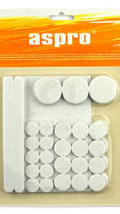 БІЛІ повстяні накладки для меблів самоклеючі