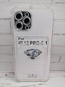 Чохол на iPhone 12 Pro накладка бампер протиударний прозорий