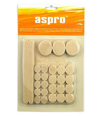 Повстяні БЕЖЕВІ підкладки для меблів самоклеючі