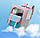Рюкзак-переноска для кішок і собак 39х32х23 CosmoPet CP-40 Pink, фото 4