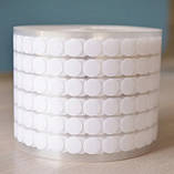 Липучки круглі на клейовій основі липучка велкро 15мм липучки з двох половинок 1000шт, фото 7