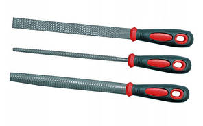 Рашпилі по Дереву 200 мм Набір 3 шт VOREL (25173)