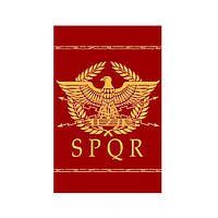 Шеврон орел "SPQR" Римский легион Шевроны на заказ на липучке (AN-12-503-28)