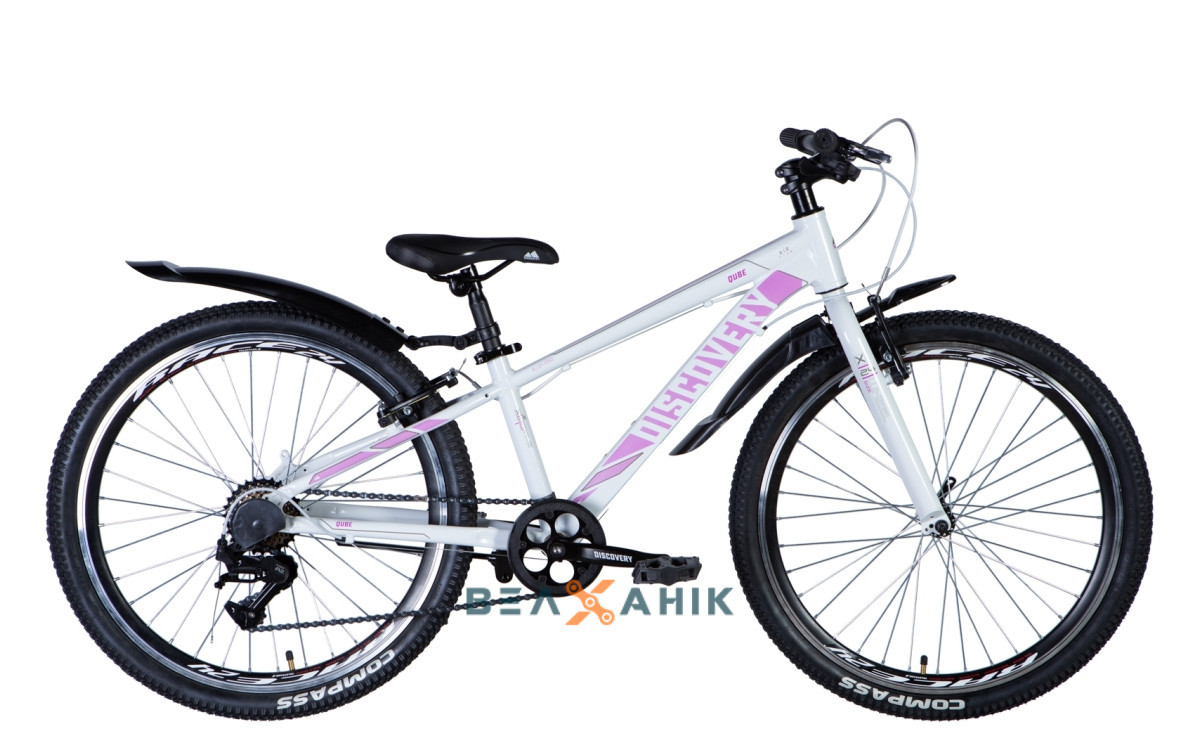 Велосипед 24" Discovery QUBE Vbr (рама 11,5") чорно-жовтий мат