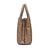Жіноча сумка Guess (841606) бежева, фото 3