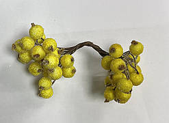 Ягоди калини в цукрі, Жовті, 0,8 см