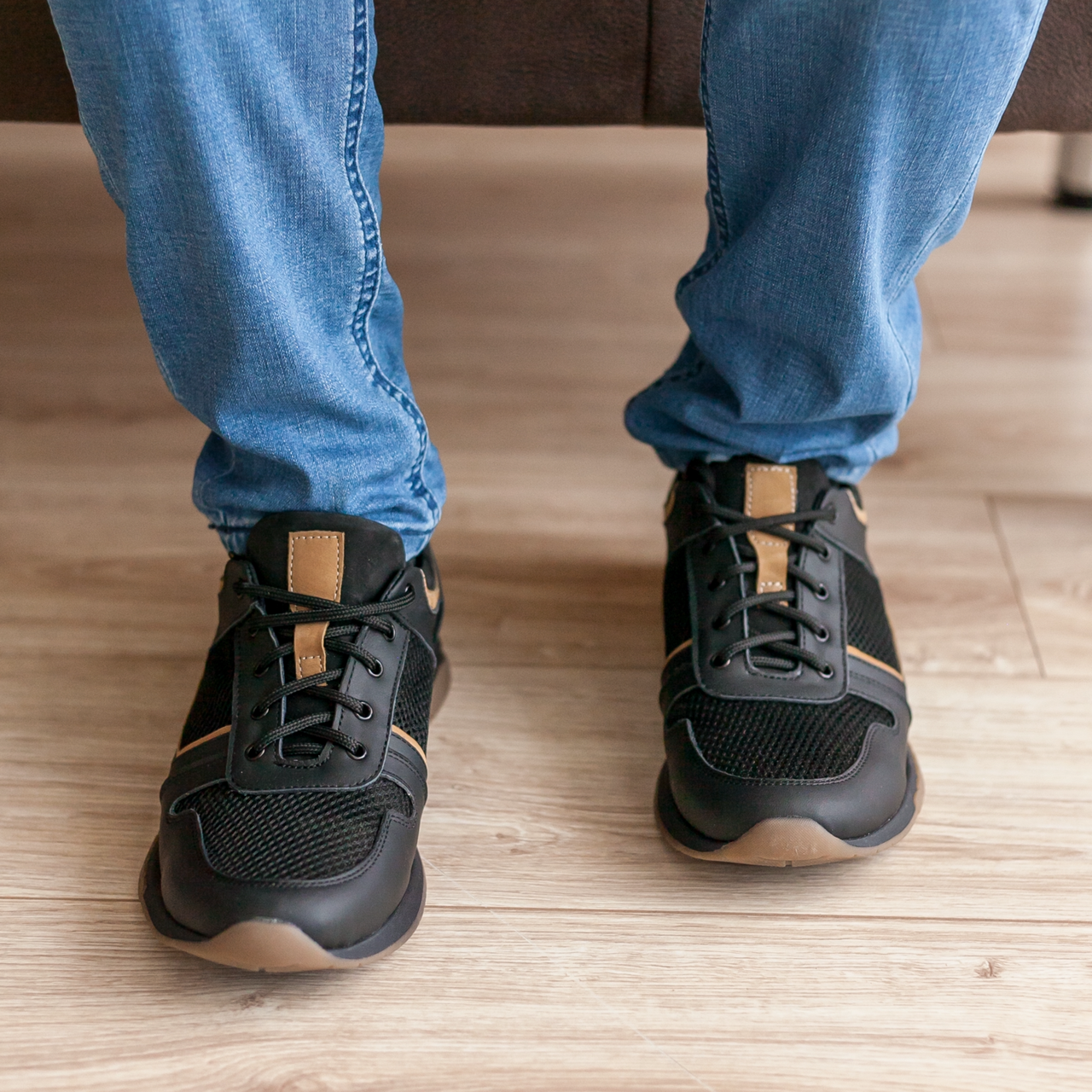 Кросівки чоловічі літні чорного кольору “Style Shoes”