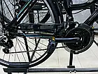 Велосипед жіночий легка алюмінієва рама обладнання Shimano багажник та крила Crosser City Life Lady 28", фото 7