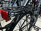 Велосипед жіночий Crosser City Life Lady 28" легка рама перемикачі Shimano 21S міцний багажник крила захист, фото 9