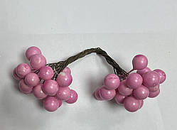 Ягоди калини глянцеві, Рожеві, великі, 1см