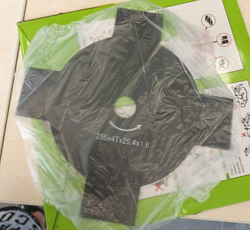 Нож для мотокос Beaver 4ТА D255 d25.4 z4