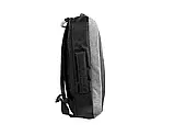 Міський рюкзак-трансформер RIAS Fashion Style 2в1 з відділом для ноутбука 15.6" Black-Grey (3_04894), фото 7