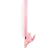 Кільцева світлодіодна LED лампа на телефон RIAS A4S RGB акумуляторна з дзеркалом 11см (3_04899), фото 3