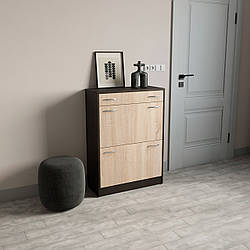 Обувница 2-я з ящиком Венге Магія+Дуб сонома