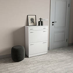 Обувниця 2-я з ящиком Біла