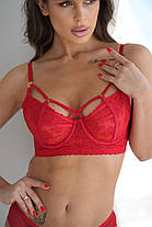 Комплект спідньої білизни AngGee чашки В С D.  Колір червоний, фото 4