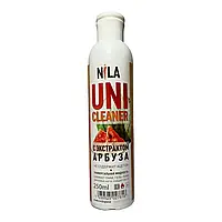 Жидкость для снятия гель лака универсальный очиститель ремувер NILA UNI CLEANER, 250 мл Кавун