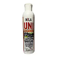 Жидкость для снятия гель лака универсальный очиститель ремувер NILA UNI CLEANER, 250 мл Виноград