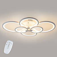 Потолочная LED люстра светильник светодиодный белый Sunlight 5332 2+2+2 KC, код: 8364670
