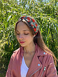 Шовкова пов'язка з логотипом, фото 3