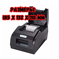 Чековый принтер Xprinter XP-58IIL Термопечать) Принтер для чеков usb 185x132x110 мм