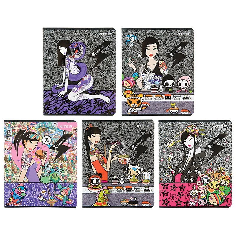 Зошит шкільний Kite tokidoki TK22-259, 48 аркушів, клітинка
