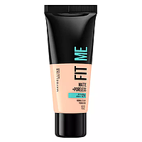Тональний крем Maybelline New York Fit Me Matte Poreless Foundation №102 Fair Ivory (3600531369361)