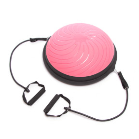 Півсфера для фітнесу BOSU MINI SPOINT з еспандерами і насосом для реабілітації