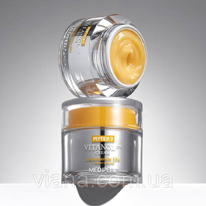 Крем з пептидами та вітамінним комплексом Medi-peel Peptide 9 Vitanol Cream Pro, 50 мл
