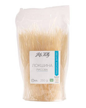 Локшина рисова без глютену ТМ Ms.Tally, 250 г