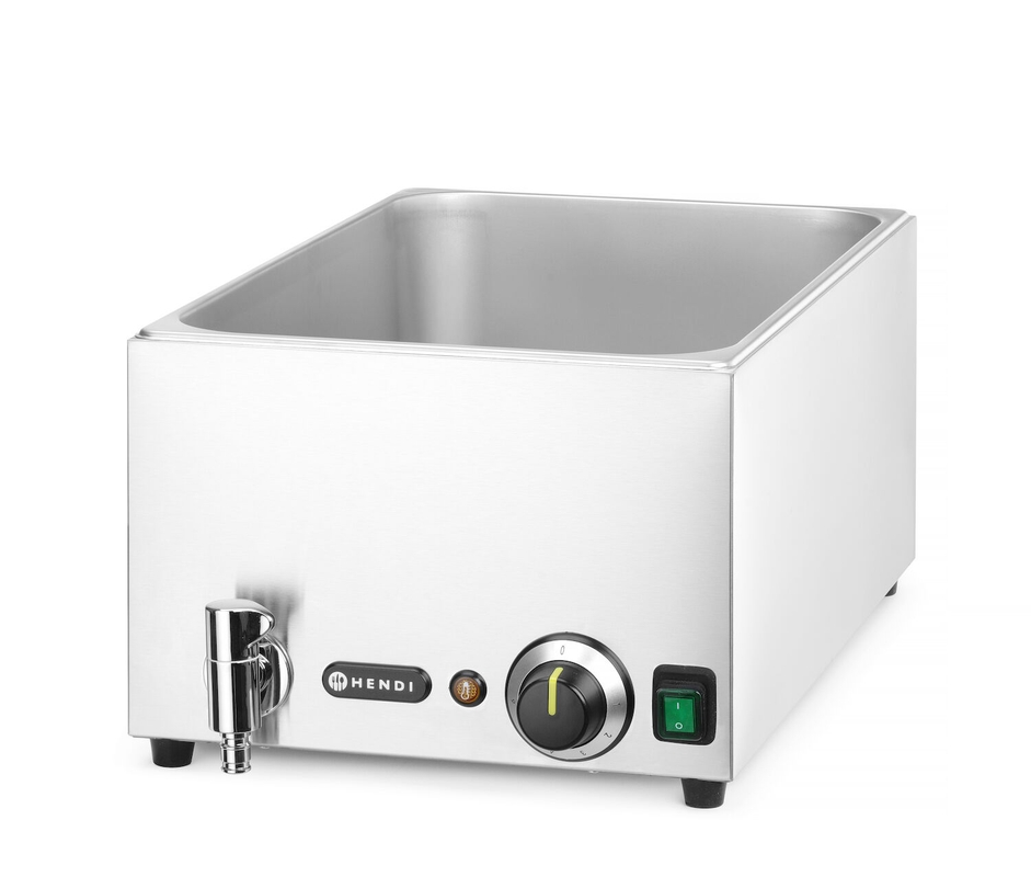 Мармит Hendi Kitchen Line зі зливним краном GN 1/1 238912