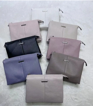 Сумка жіноча крос-боді 28*19 см на блискавці зі штучної шкіри у різних кольорах Yura