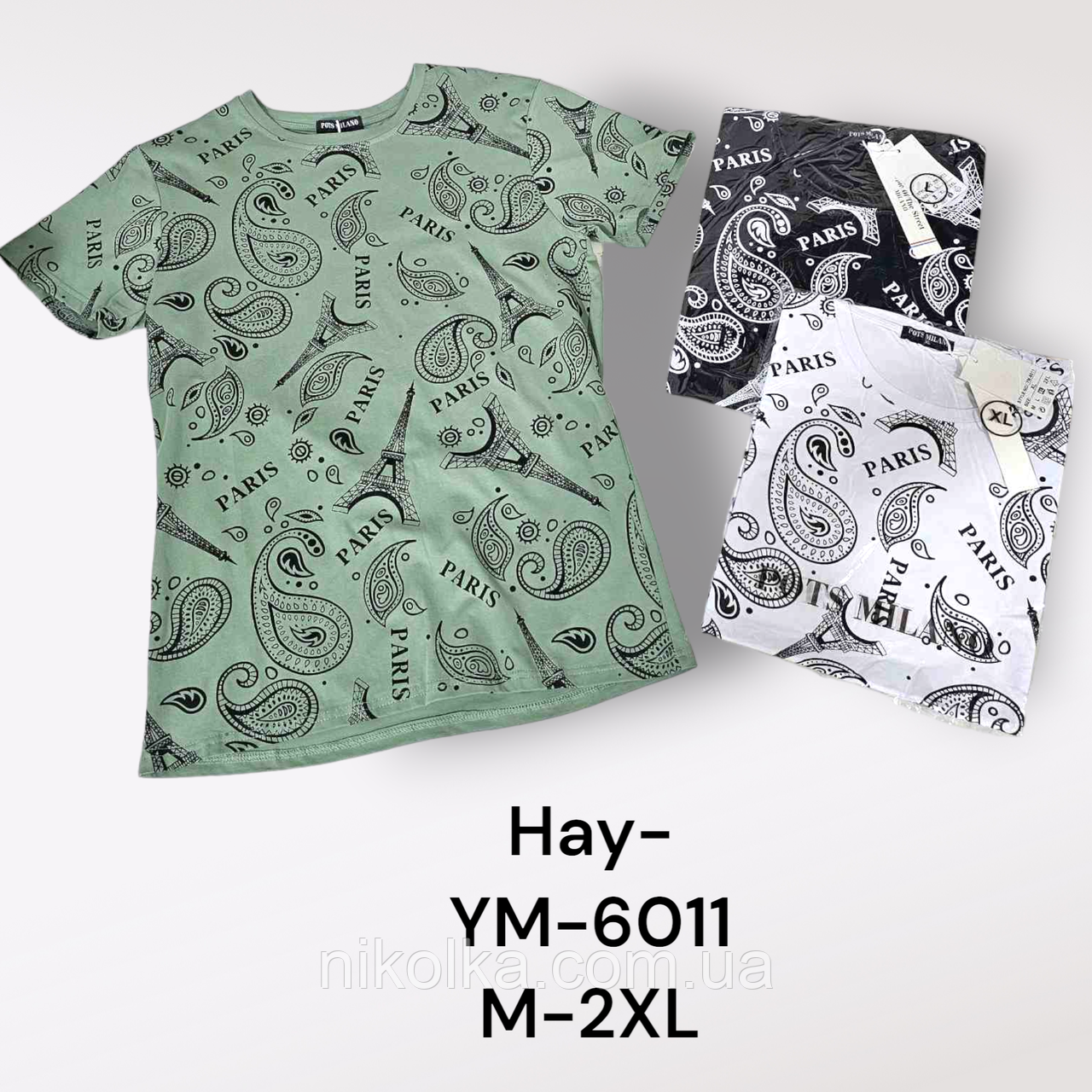 Футболки чоловічі оптом, M-2XL рр., арт. Hay-YM-6011