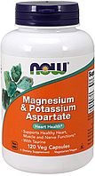 Магний калий NOW Magnesium Potassium Aspartate 120 капс