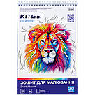 Зошит для малювання Kite Classic K-243, 30 аркушів, фото 7