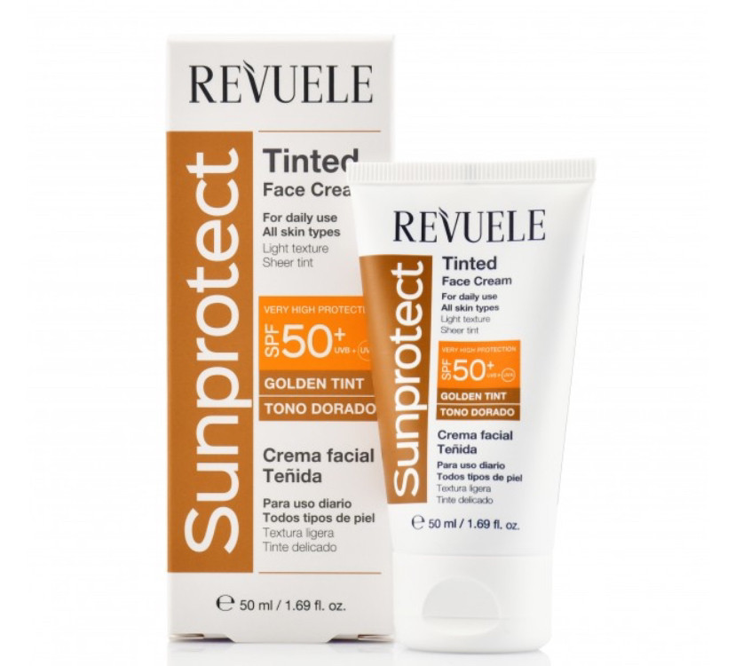Сонцезахисний тонуючий крем з SPF50