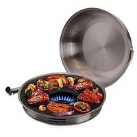 Сковорода Гриль-Газ Oridginal кругла з емальованим покриттям, 33см