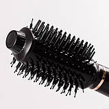 Фен стайлер для волосся 3в1 керамічний 1000 Вт поворотна насадка та щітка фен Sokany SK-1922, фото 3