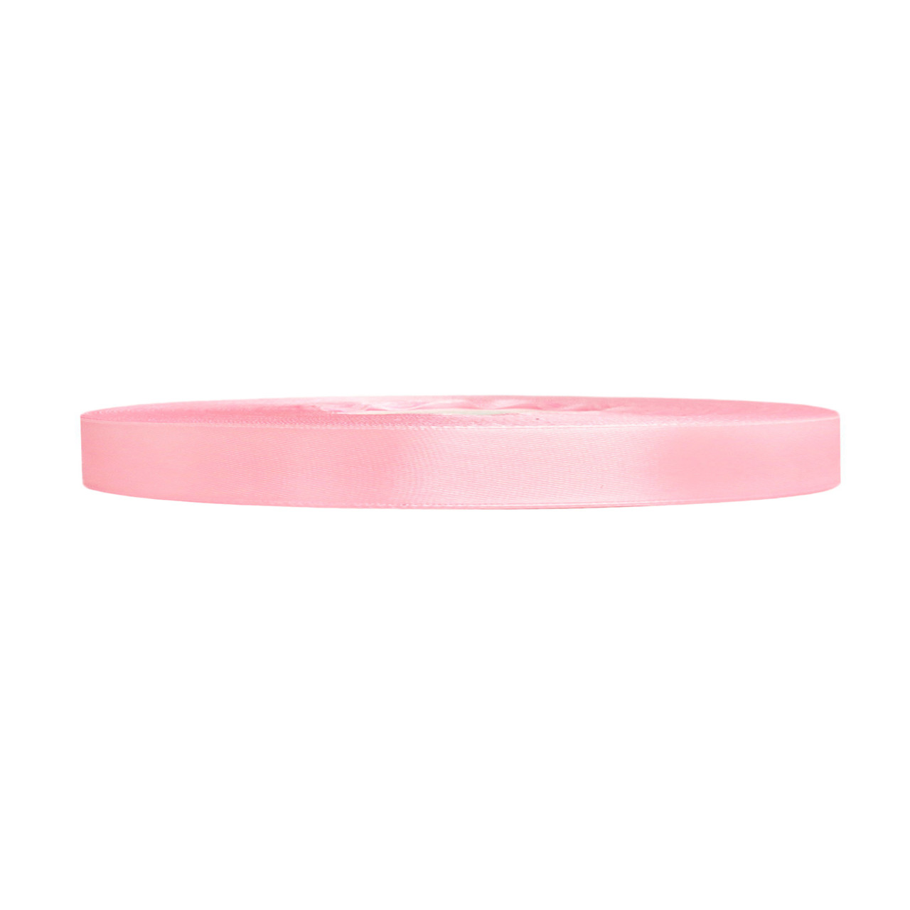 Стрічка атласна №04 світло-рожева (0.6 см х 36 ярдів)