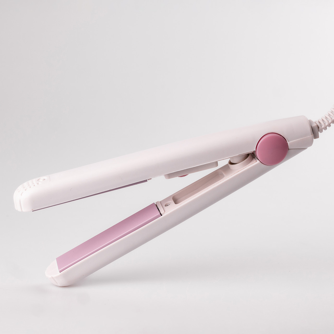 Праска для волосся 20 Вт до 160 градусів міні стайлер для вирівнювання волосся та завивки Sokany BA-888 Білий, фото 1