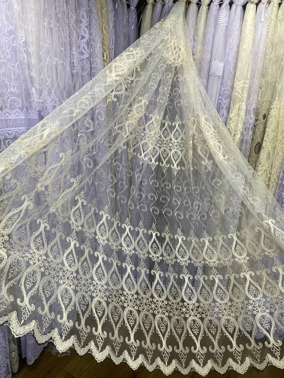 Тюль фатинова корд заввишки 2,8 м. венге
