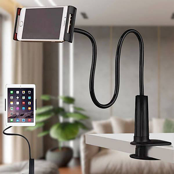 Гнучкий тримач для телефону з прищіпкою 6,5 - 19см / Універсальний мобільний тримач / Тримач телефону